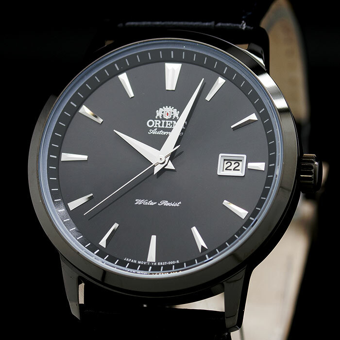 Pre-owned Orient Symphony Automatic Watch Black Dial Basic Date Er27001b Made In Japan