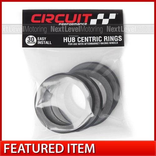 Circuit Performance Hub Centric Rings (4 Pack) - 66.1 To 57.1 Aluminum