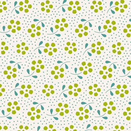 Quilting Patchwork Fabric TILDA Floral Meadow Green 50x55cm FQ