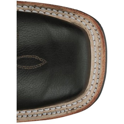 JUSTIN BOOTS JUSTIN WOMEN'S BR541 SHAY 11" BLACK MEDIUM SQUARE TOE WESTERN MID-CALF BOOTS