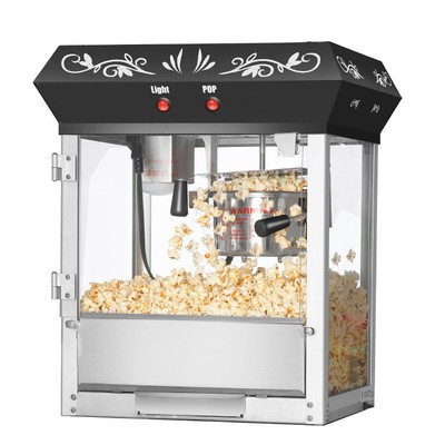Great Northern Black Foundation Top Popcorn Popper Machine 4 Ounce