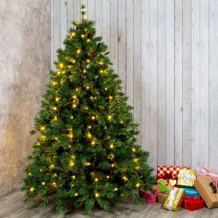 Mantello Rete Minilucciole Per Albero Di Natale 320 Luci Led Bianco Caldo dfh