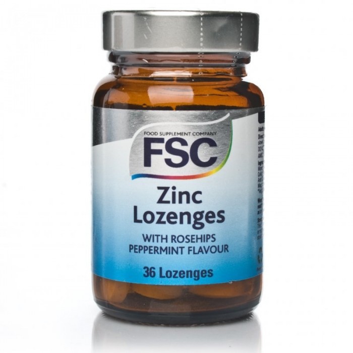 FSC Zinc Lozenges with Rosehips 36 Lozenges