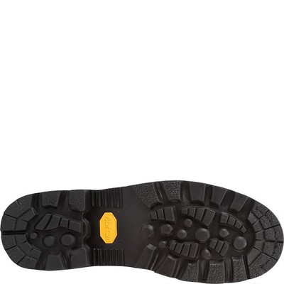 JUSTIN BOOTS JUSTIN MEN'S WK4630 PULLEY 10" BROWN COMPOSITE TOE WATERPROOF WORK BOOTS