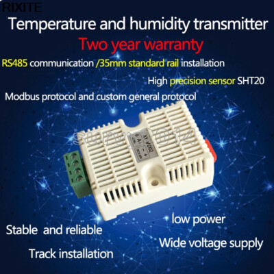 SHT20 High Precision Temperature and Humidity Modbus Transmitter Sensor Module