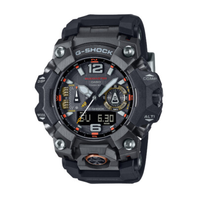 Pre-owned Casio G-shock Gwg-b1000ec-1ajf Black Mudmaster Radio Men's Watch In Box