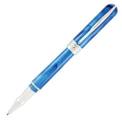 Pineider Avatar Rollerball Pen, Neptune Blue, Made In Italy, Schmidt 888 Refill