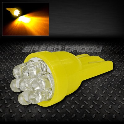 T10 194 168 501 W5W ЯНТАРНАЯ АВТОМАТИЧЕСКАЯ ВНУТРЕННЯЯ КУПОЛЬНАЯ ЛАМПОЧКА НА КЛИНЕ/ЛАМПЫ НАКАЛИВАНИЯ с 7X3 ММ СВЕТОДИОДАМИ