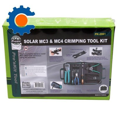 Eclipse Tools Pro'sKit Solar MC3 & MC4 Crimping Tool Kit