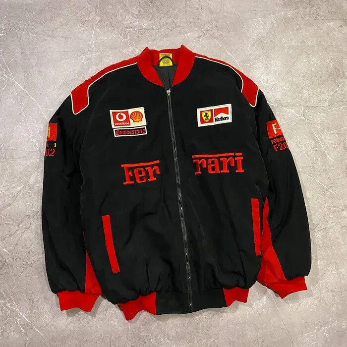 Ferrari Marlboro 刺繍 レーシング ジャケット ブルゾン F-1 Vintage F1 Marlboro Embroidery Racing jacket. | eBay