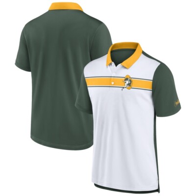Nike Green Bay Packers Polo Retro Throwback 50s Classic NFL Men's Size Medium