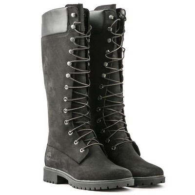 TIMBERLAND TIMBERLAND DAMEN PREMIUM 14 IN WP KNIEHOHE STIEFEL SCHWARZ