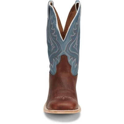 Pre-owned Tony Lama Men's 7955 Avett 11" Maple (brown) Square Toe Unit Heel Western Boots
