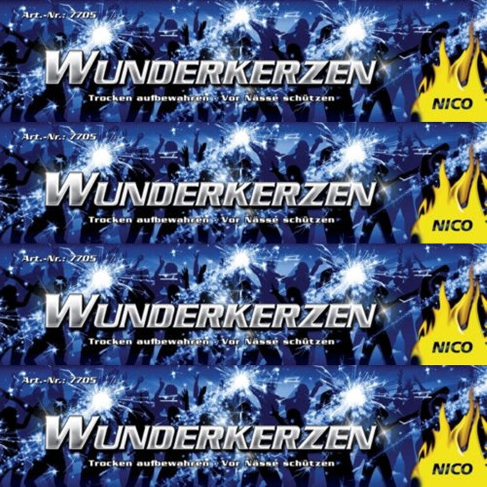 150x Wunderkerzen NICO 18cm Hochzeit Geburtstag Party Konzert Event Sparklers