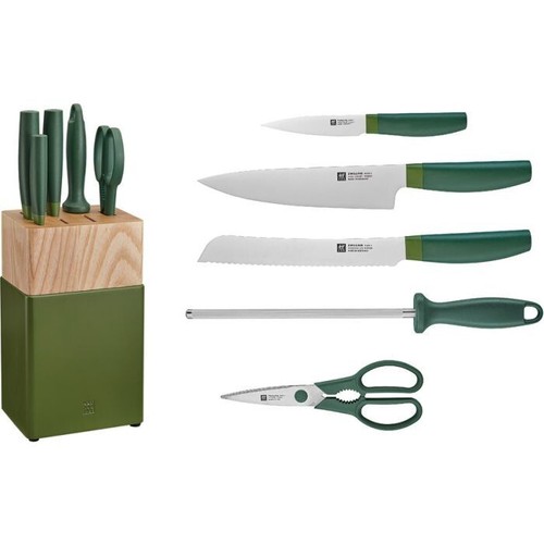 ZWILLING Now S Knife Block Set, 6-pc, Lime Green