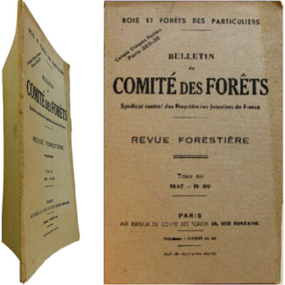 Bulletin du Comité des Forêts n°80/1947 voyage en Alsace forestier sylviculture