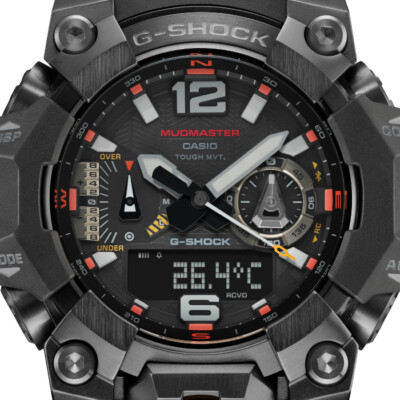 Pre-owned Casio G-shock Gwg-b1000ec-1ajf Black Mudmaster Radio Men's Watch In Box