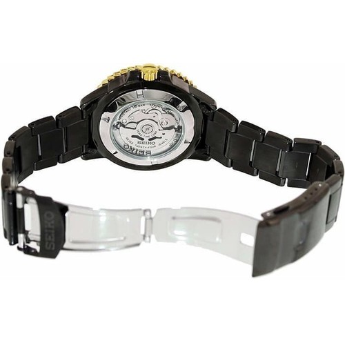 Pre-owned Seiko 5 Sports Aviator Srp356k1 24 Jewels Gold Automatic Men Day Date Srp356