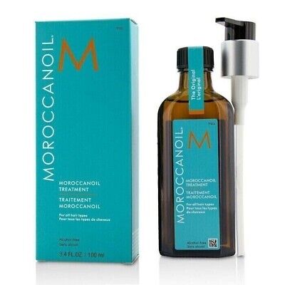 Moroccanoil Treatment Oil Original 3.4oz / 100ml with Pump For All Hair Types