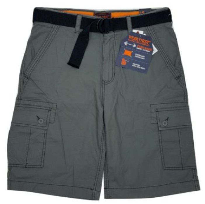 Wearfirst Men's 685 Legacy Belted Cargo Shorts