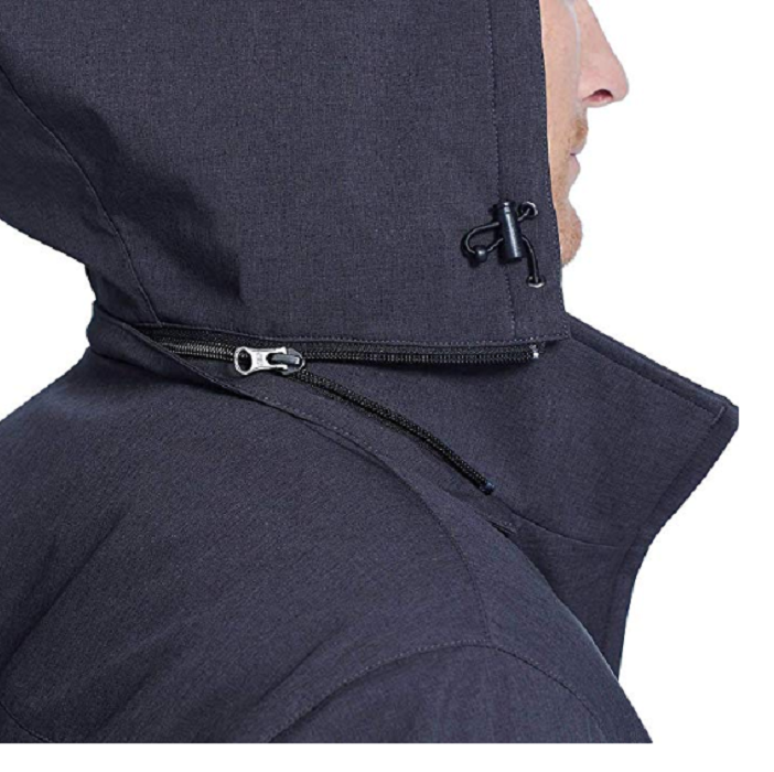 Weatherproof Men's Ultra Tech Men's Jacket Fleece Bib Removable Hood