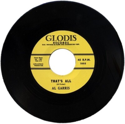 45Re✦AL GARRIS "That's All"✦LARRY ELLIS "I Love You Pretty Baby"✦Monster Dancers