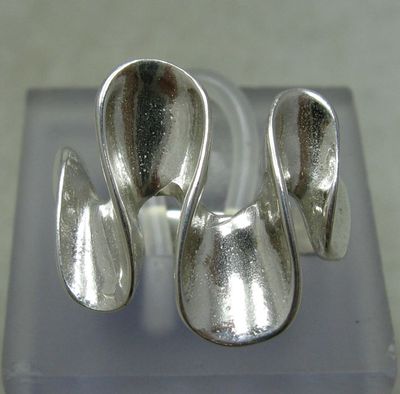 Stylish Plain Sterling Silver Ring Solid Hallmarked 925 Handmade Perfect Quality