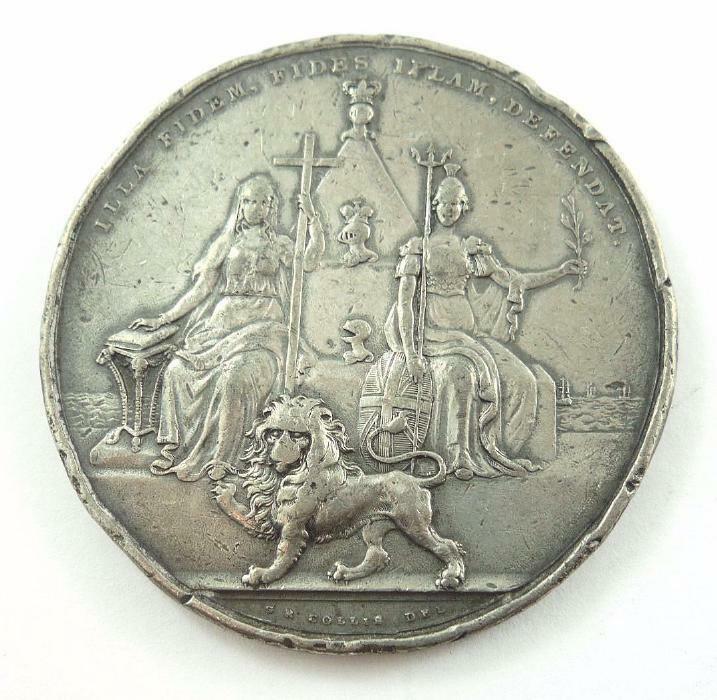 Rare HRH Princess Victoria 18 Year of Her Age 24 May, 1837 Medal by G.R. Collis