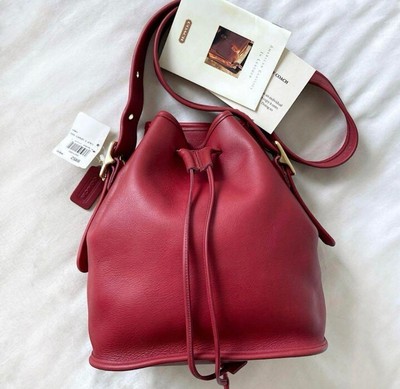 OLD COACH《NEW》《LULA'S LEGACY BAG 9952》Red Sholder Bag