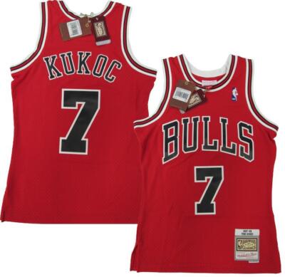 TONI KUKOC スイングマンジャージ　トニ・クーコッチ Chicago Bulls Toni Kukoc #7 Mitchell & Ness Black 1995/96
