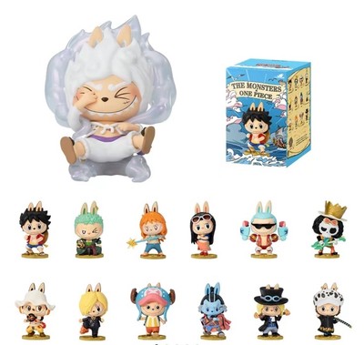12個セットTHE MONSTERS x ONE PIECEのフィギュア The monsters X One Piece Set Including The secret (12 Pcs