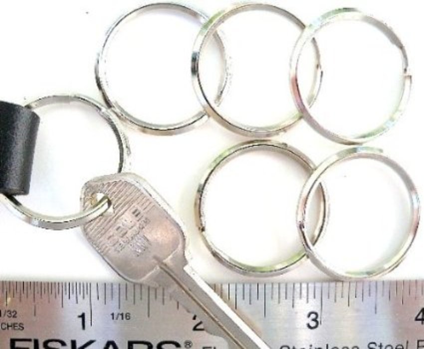 Split Key Ring Size Chart