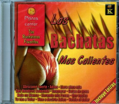 Las Bachatas Mas Calientes 12 Pistas Para Cantar  BRAND NEW SEALED CD