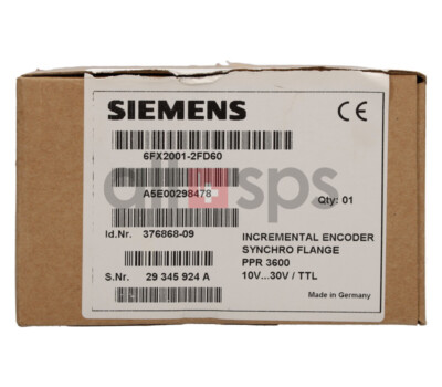 SIEMENS INKREMENTALGEBER MIT RS 422, 6FX2001-2FD60 (NO)
