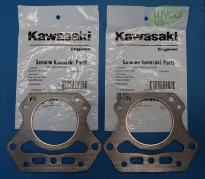 2-Pack Genuine Kawasaki 11004-7015 Cylinder Head Gaskets, FH451V, FH500V, 11C11