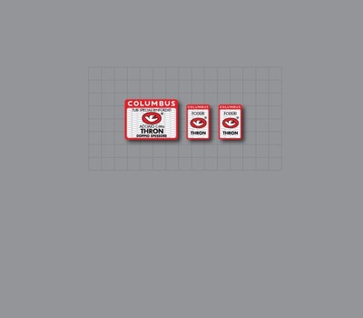 Columbus THRON Bicycle Frame and Fork Stickers - Decals n.30B