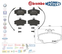 Freno A Disco, stellox 732/ 002B-SX Kit pastiglie freno