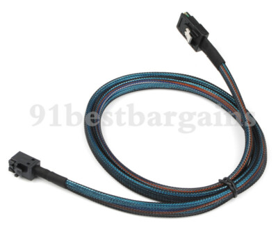 TOP! Internal HD Mini SAS 36Pin SFF-8087 to Mini SAS SFF-8643 Data Cable 1M US