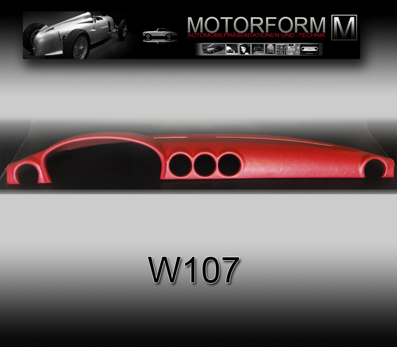 Armaturenbrett Cover Dashboard Für Mercedes W107 SL/r 107 SLC 107 SL 107 Rot