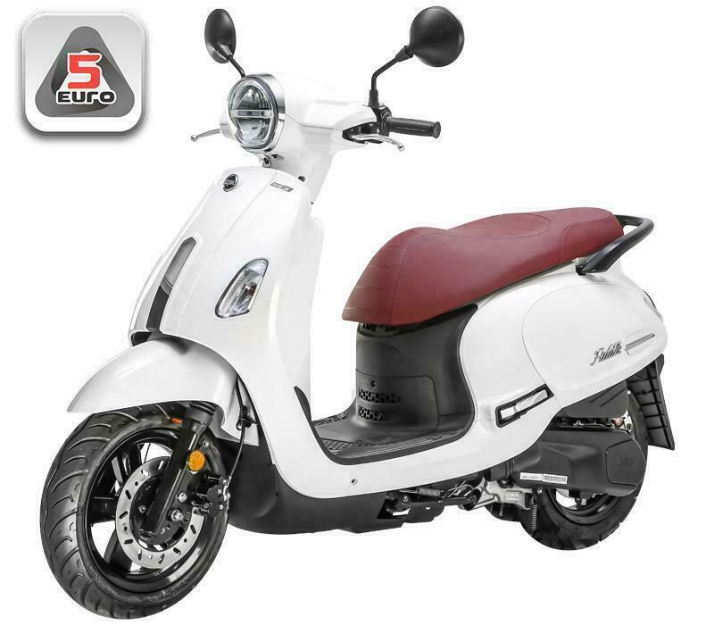 SYM FIDDLE 50cc E5 Modern Retro Classic Scooter Moped Learner Legal For