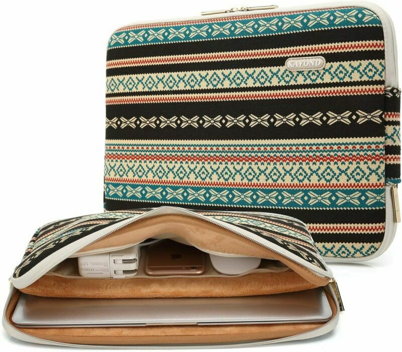 Kayond Canvas Water-Resistant 11 inch Laptop Sleeve with Poc
