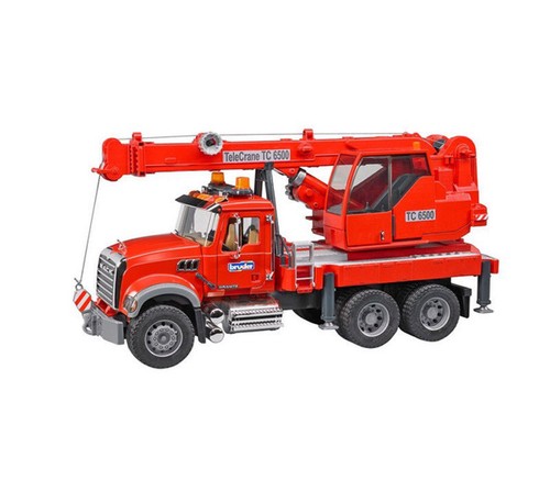 Grue Joustra N°911 Avec Benne Preneuse - Tôle Rouge - RARE En Boîte (63 Cm) - Avec Manques