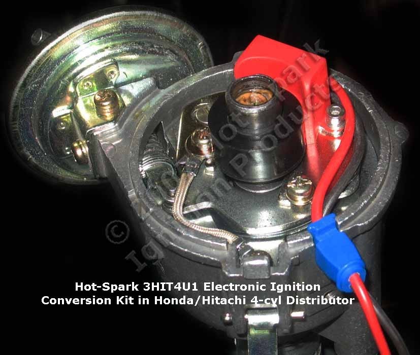Electronic Ignition Kit for 1966-80 Datsun/Nissan 4-cylinder Hitachi - 3HIT4U1