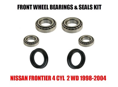 Fits:Nissan Frontier Front Wheel Bearings & Seals Set 1998-2004 With 4Cyl