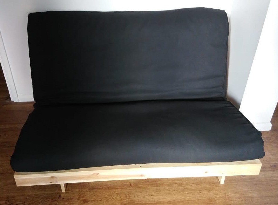 IKEA Kvidinge wooden 2 seats Sofa Bed Futon in Mile End, London Gumtree