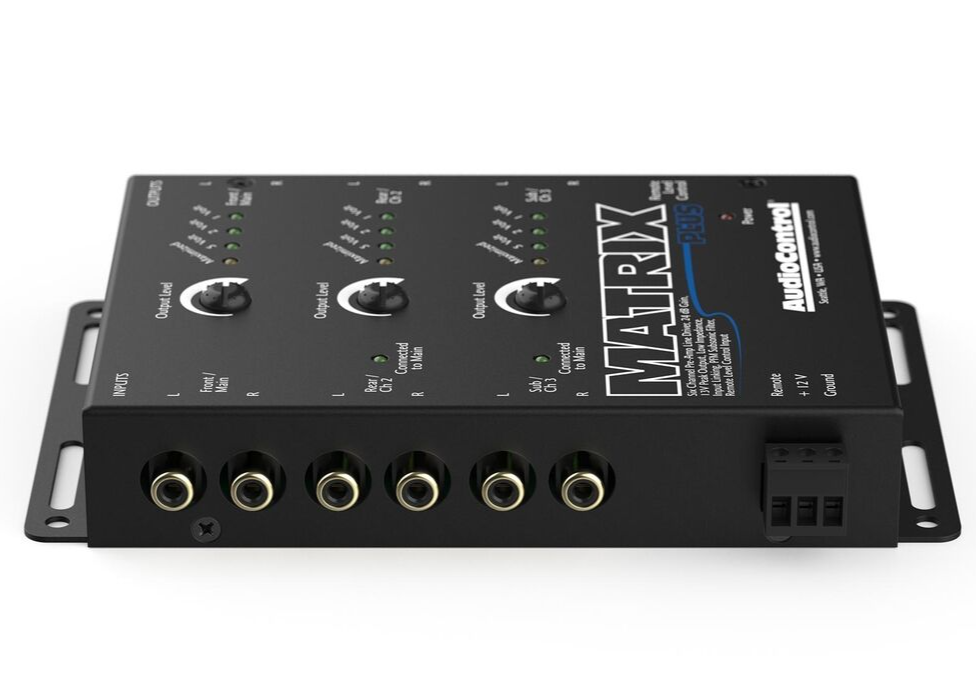 オーディオコントロール MATRIX PLUS AudioControl Matrix Plus 6 Channel 13 Volt 24dB Gain Line Driver