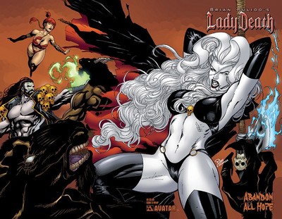 Lady Death: Abandon All Hope #3 - Wraparound Variant  / First Print