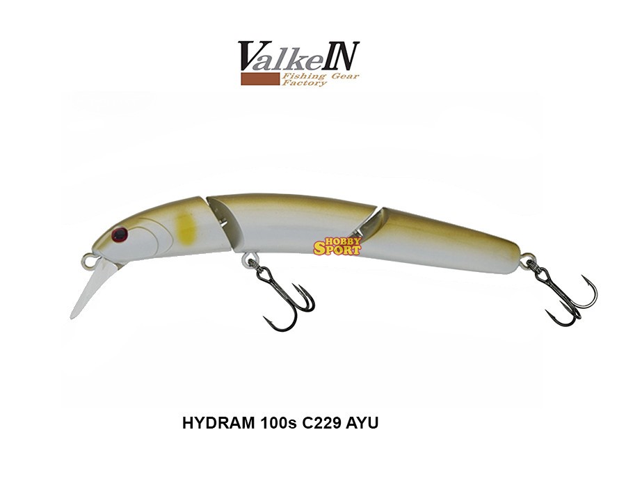 VALKEIN HYDRAM 100 mm SINKING GR 9,9 COL C229 AYU SPINNING TROTA FIUME LAGO