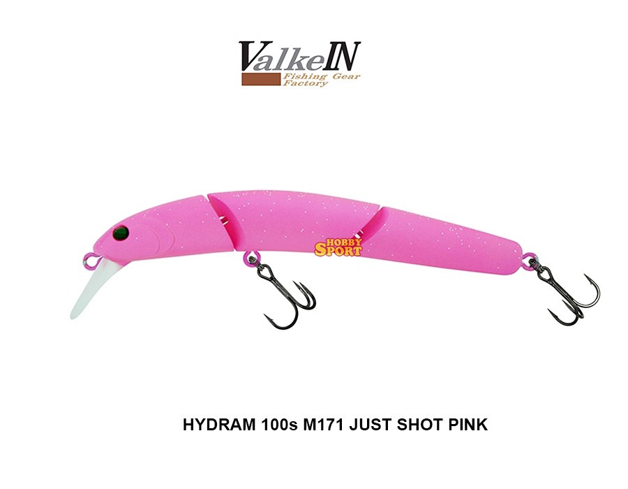 VALKEIN HYDRAM 100 mm SINKING GR 9,9  M171 JUST SHOT PINK SPINNING TROTA FIUME