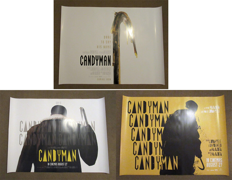 Candyman ORIGINAL UK quad poster 2021 Horror version Jordan Peele Tony